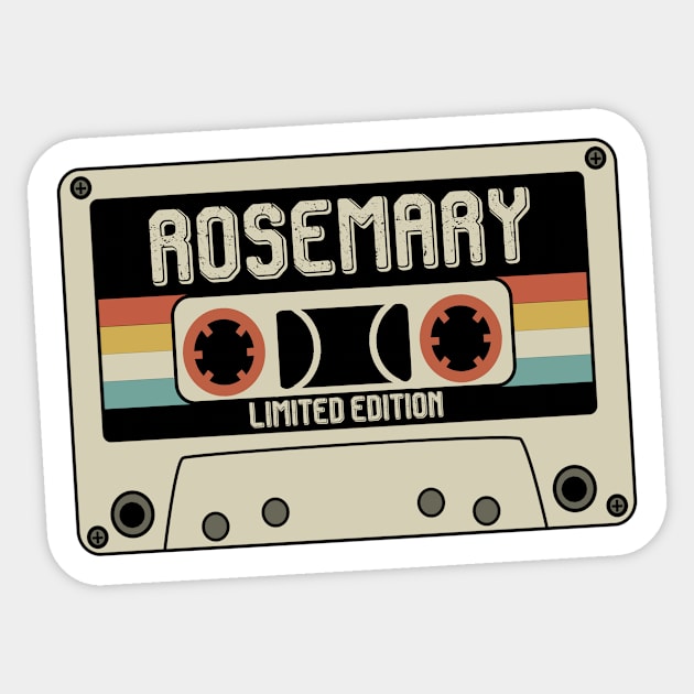 Rosemary - Limited Edition - Vintage Style Sticker by Debbie Art